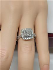 Lady's Diamond Engagement Ring 65 Diamonds .500 Carat T.W.